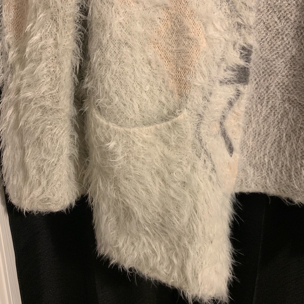 Knox Rose Fuzzy Sweater Cardigan - Picture 3 of 4